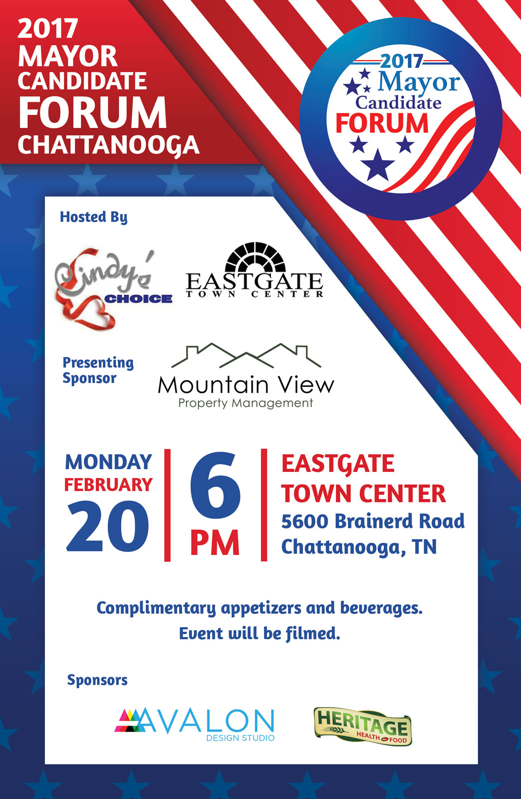 Eastgate Town Center - Chattanooga 2017 Mayor Candidate Forum Event 